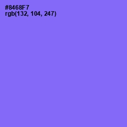 #8468F7 - Medium Purple Color Image