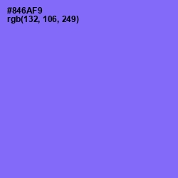 #846AF9 - Medium Purple Color Image