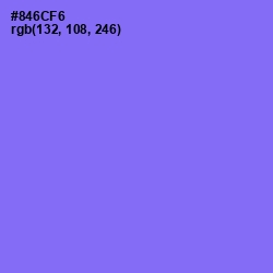 #846CF6 - Medium Purple Color Image