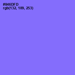 #846DFD - Medium Purple Color Image