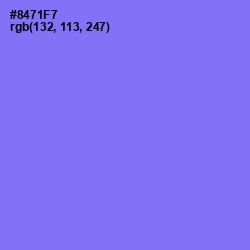 #8471F7 - Medium Purple Color Image