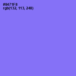 #8471F8 - Medium Purple Color Image