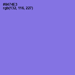 #8474E3 - True V Color Image