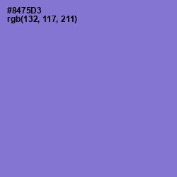 #8475D3 - True V Color Image
