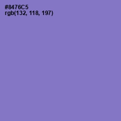#8476C5 - True V Color Image