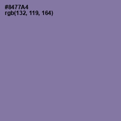 #8477A4 - Purple Mountain's Majesty Color Image