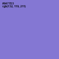 #8477D3 - True V Color Image