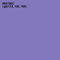 #8478BC - Purple Mountain's Majesty Color Image