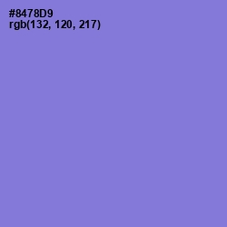 #8478D9 - True V Color Image