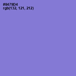 #8479D4 - True V Color Image