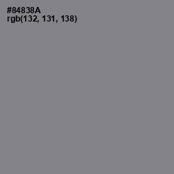 #84838A - Suva Gray Color Image