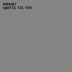 #848487 - Gunsmoke Color Image