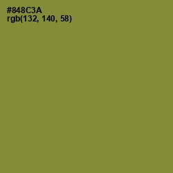 #848C3A - Sycamore Color Image