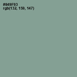 #849F93 - Mantle Color Image