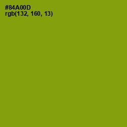 #84A00D - Citron Color Image