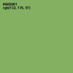 #84B061 - Olivine Color Image