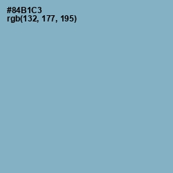 #84B1C3 - Glacier Color Image