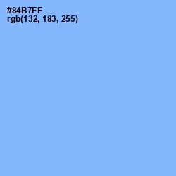 #84B7FF - Jordy Blue Color Image