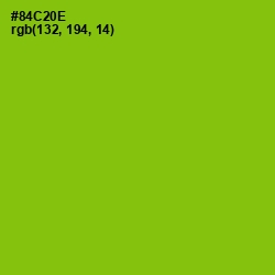 #84C20E - Pistachio Color Image