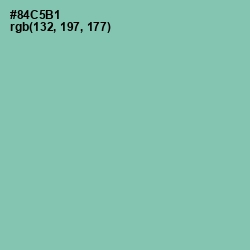 #84C5B1 - Vista Blue Color Image