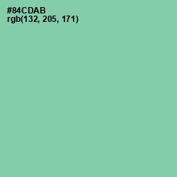 #84CDAB - Vista Blue Color Image