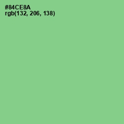 #84CE8A - Feijoa Color Image