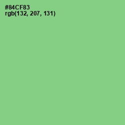 #84CF83 - Feijoa Color Image