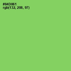 #84D061 - Conifer Color Image