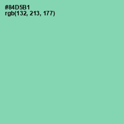 #84D5B1 - Vista Blue Color Image