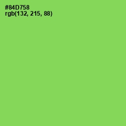 #84D758 - Conifer Color Image