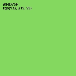 #84D75F - Conifer Color Image