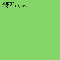 #84D767 - Conifer Color Image