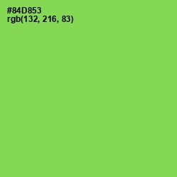 #84D853 - Conifer Color Image