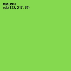 #84D94F - Conifer Color Image