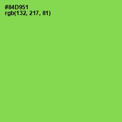 #84D951 - Conifer Color Image