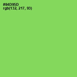 #84D95D - Conifer Color Image