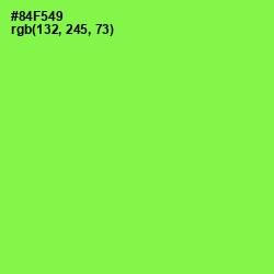 #84F549 - Conifer Color Image