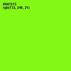 #84F815 - Inch Worm Color Image