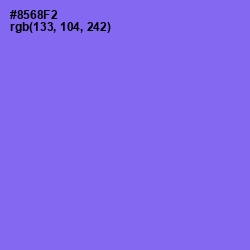 #8568F2 - Medium Purple Color Image