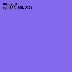 #8569ED - Medium Purple Color Image