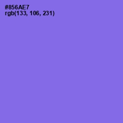 #856AE7 - Medium Purple Color Image