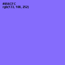 #856CFC - Medium Purple Color Image