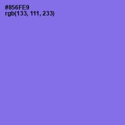 #856FE9 - Medium Purple Color Image