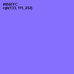 #856FFC - Medium Purple Color Image