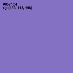 #8571C4 - True V Color Image