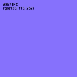 #8571FC - Medium Purple Color Image