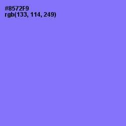 #8572F9 - Medium Purple Color Image