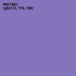 #8574BC - Purple Mountain's Majesty Color Image