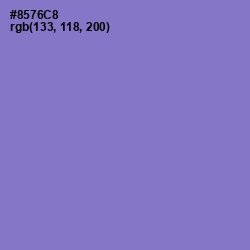 #8576C8 - True V Color Image