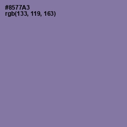 #8577A3 - Purple Mountain's Majesty Color Image